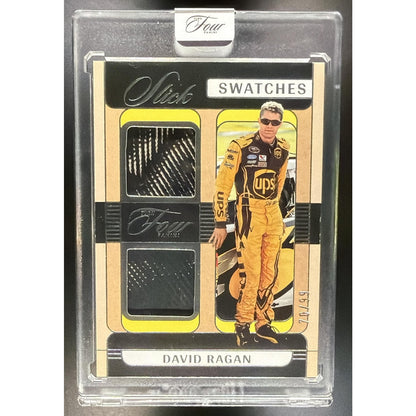 2026 Panini Turn Four Racing David Ragan #SL-DRG Slick Swatches 70/99 MEM