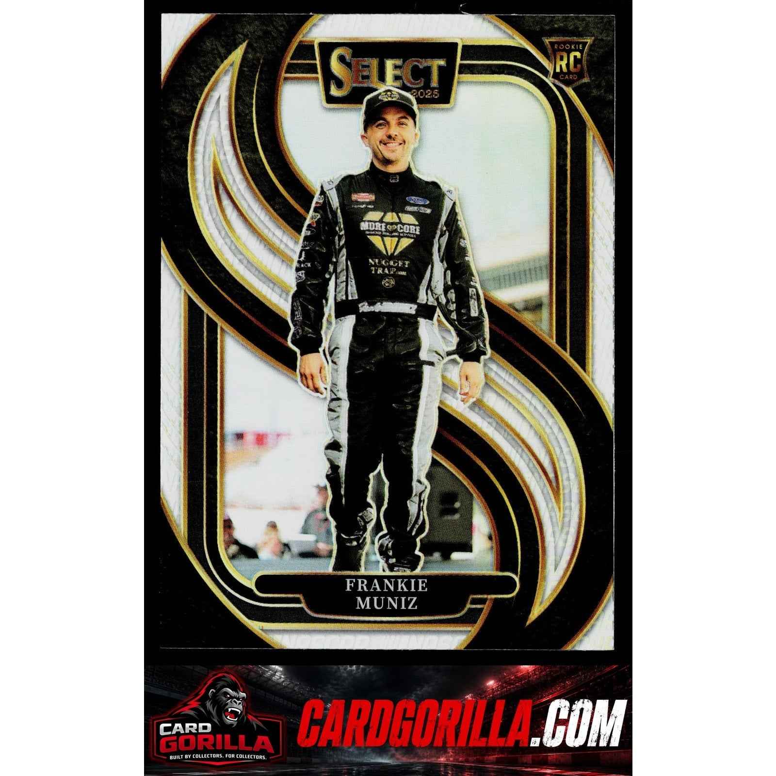 2025 Panini Select #215 Frankie Muniz Silver NASCAR Logo RC