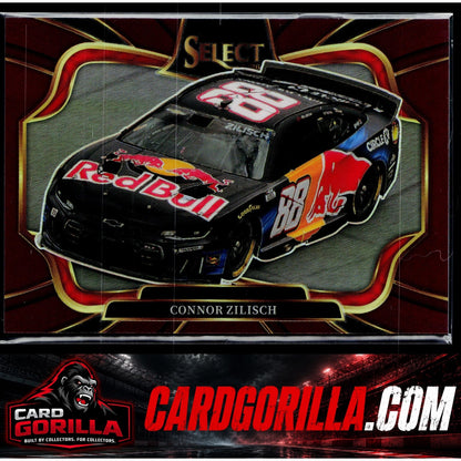 2026 Panini Select Racing #158 Connor Zilisch Pit Road Maroon Prizms #/125