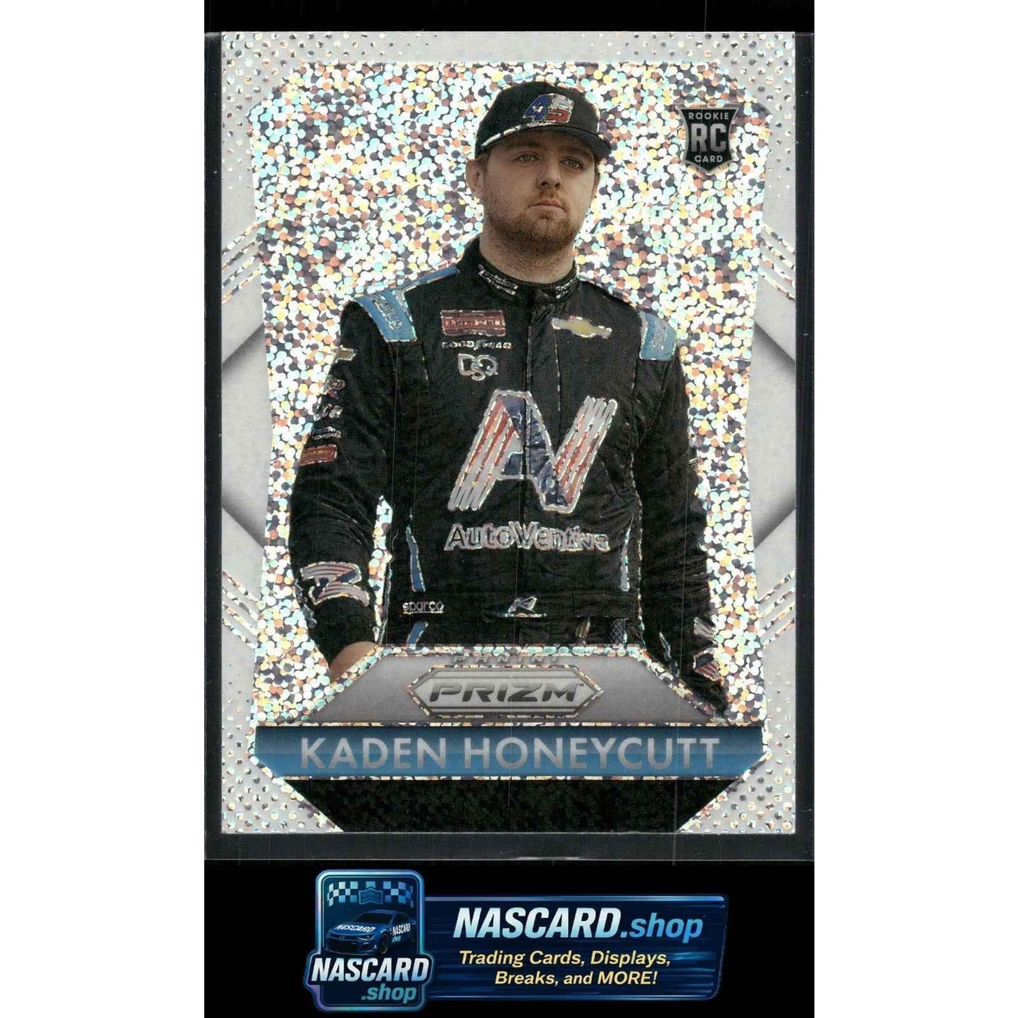 2025 Panini Prizm #179 Kaden Honeycutt White Sparkle