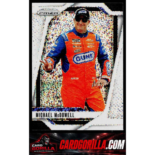 2025 Panini Prizm #33 Michael McDowell White Sparkle