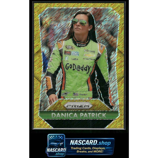 2025 Panini Prizm Throwback #188 Danica Patrick FOTL Gold Shimmer #1/3