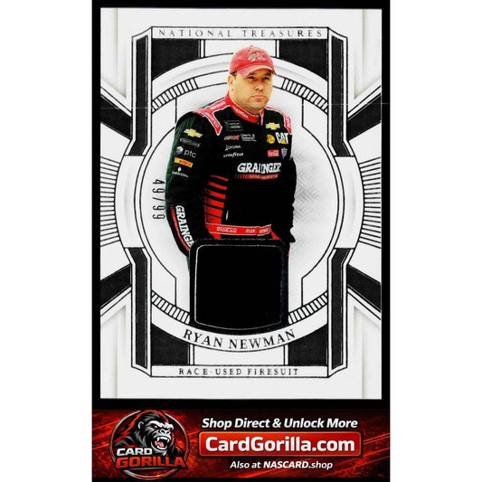 2025 Panini National Treasures #RUF-RNM Ryan Newman Race Used Firesuit #/99