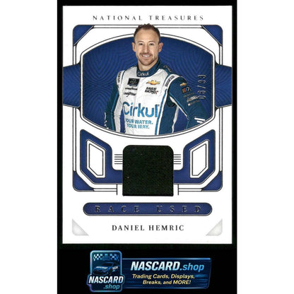 2023 Panini National Treasures #RU-DHM Daniel Hemric Race Used Sheet Metal #/99