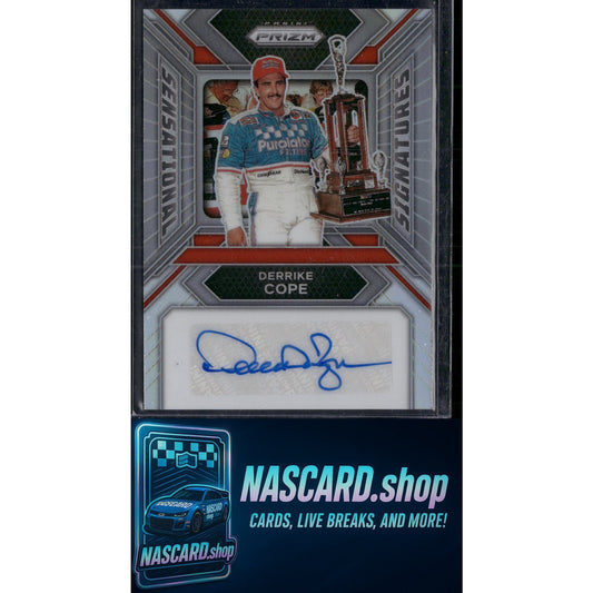 2024 Panini Prizm #SS-DCE Derrike Cope Sensational Signatures - NASCARD.shop