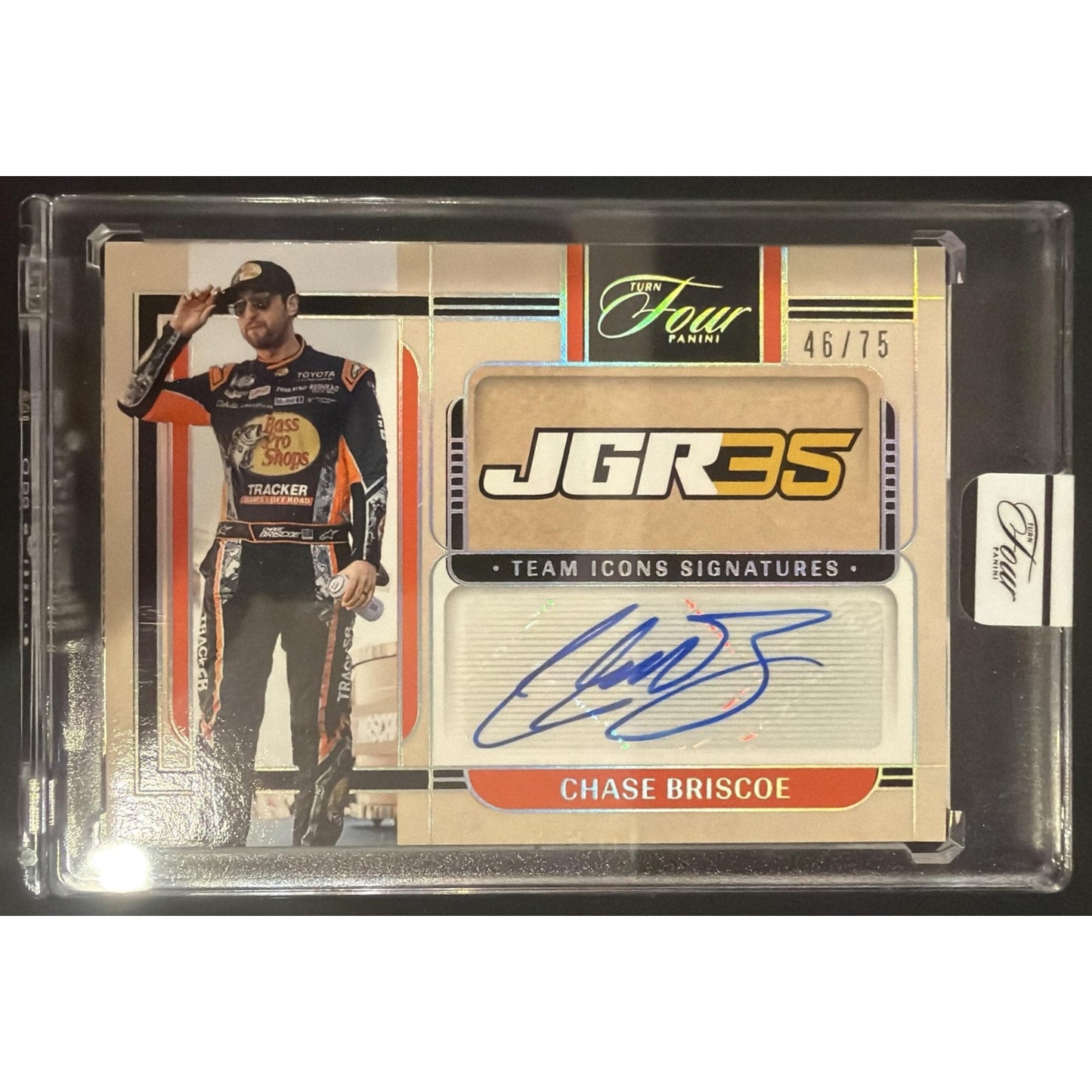 2026 Turn Four Racing Chase Briscoe Team Icons Signatures Holo Silver /75 Auto