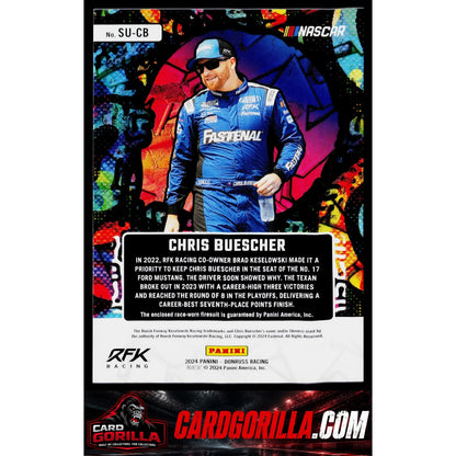 2024 Donruss #SU-KK Kasey Kahne Suited Up Swatches Red #/99