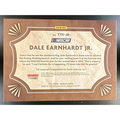 2021 Panini Donruss Dale Earnhardt Jr. Timeless Treasures Signatures Red /25