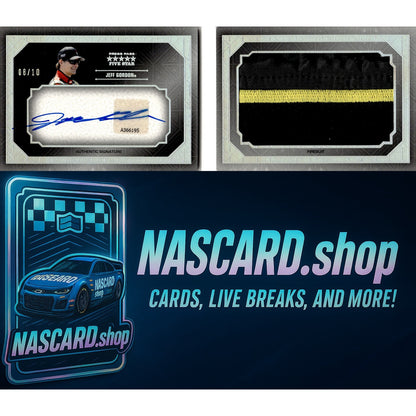2014 Press Pass Five Star Jeff Gordon Classic Compilation Auto Holofoil /10 - Card Gorilla