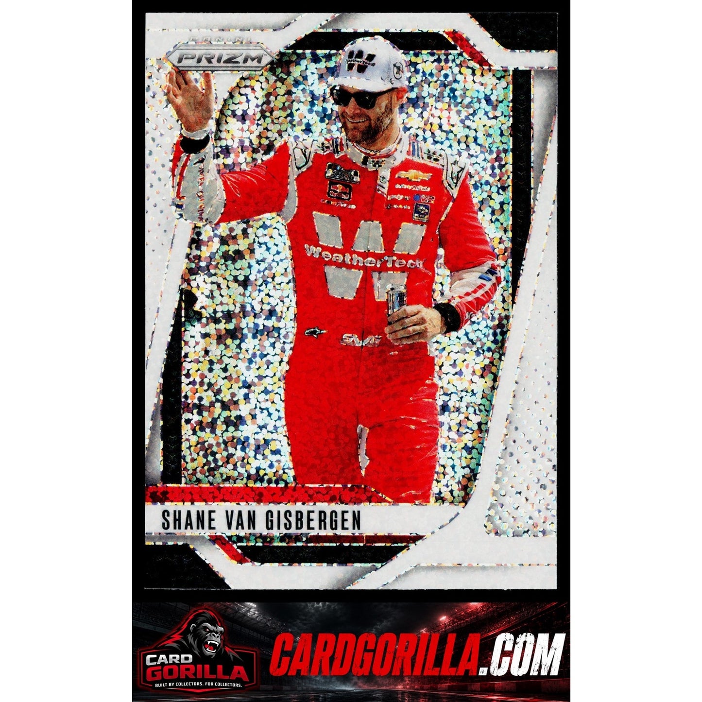 2025 Panini Prizm #35 Shane Van Gisbergen White Sparkle
