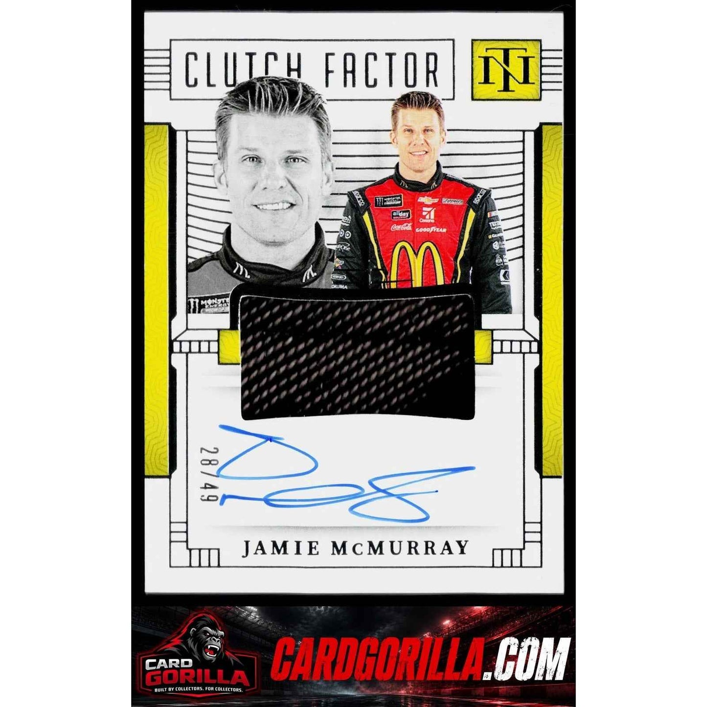 2024 National Treasures Jamie McMurray Clutch Factor Signatures #/49