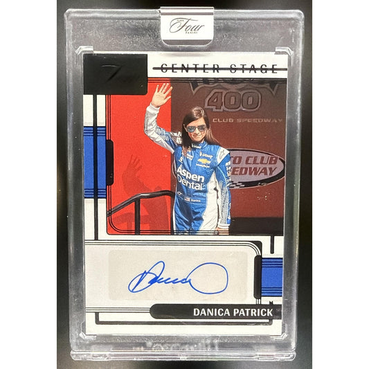 2026 Turn Four Racing Danica Patrick Center Stage Signatures Black FOTL /6 Auto