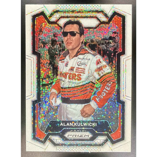 2024 Panini Prizm Alan Kulwicki #92 White Sparkle Prizms
