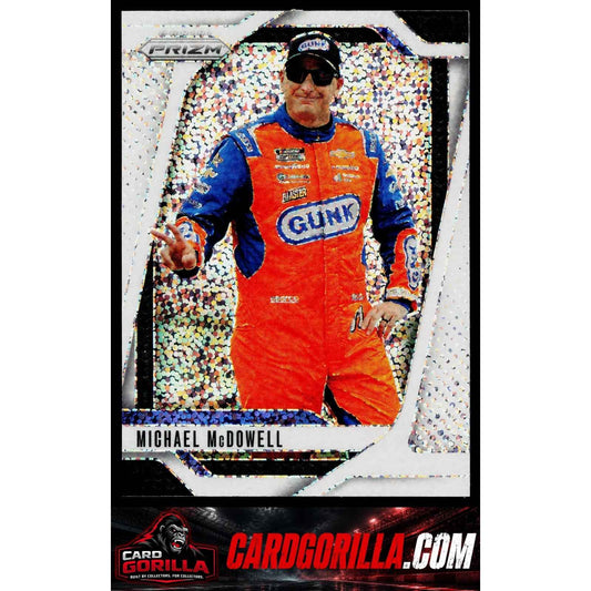 2025 Panini Prizm #33 Michael McDowell White Sparkle