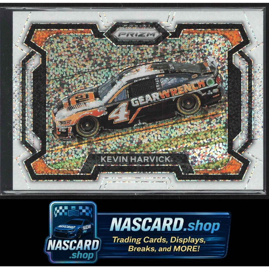 2024 Panini Prizm #75 Kevin Harvick White Sparkle
