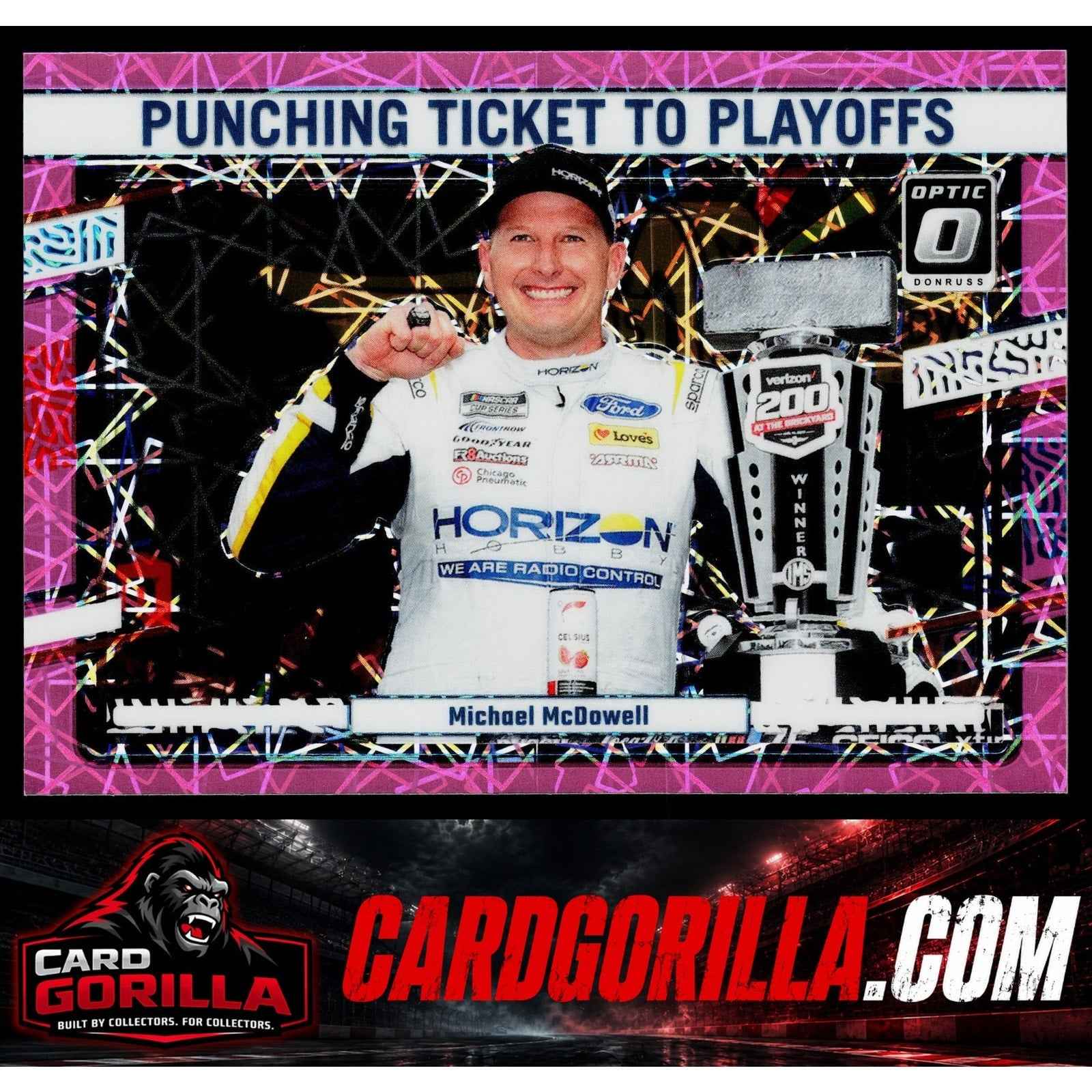 2024 Donruss #177 Michael McDowell Optic Pink Velocity #/79