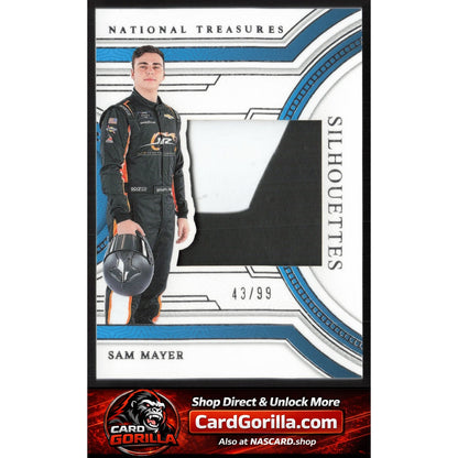 2024 Panini National Treasures #SS-SMR Sam Mayer Silhouettes #/99