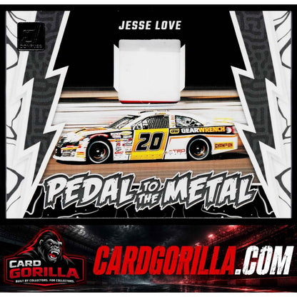 2024 Donruss #PMM-JL Jesse Love Pedal to the Metal Materials
