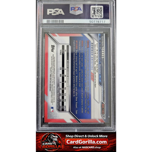 2016 Bowman Draft #BDC143 Gleyber Torres Chrome PSA 10