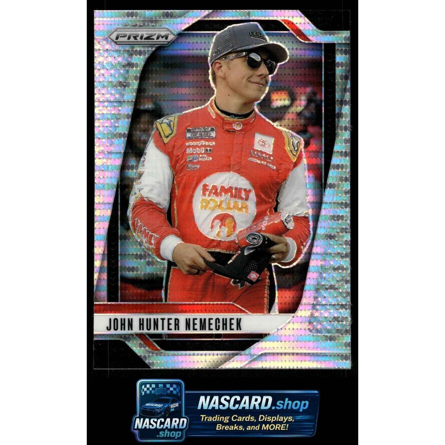 2025 Panini Prizm #25 John Hunter Nemechek Pulsar #/299