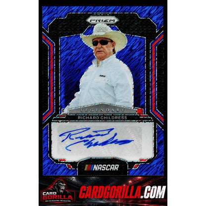 2025 Panini Prizm Richard Childress Legendary Signatures Blue Shimmer FOTL #3/4