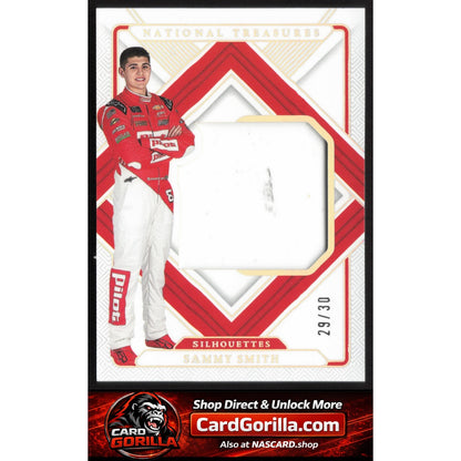 2025 Panini National Treasures #SIL-SST Sammy Smith Silhouettes Holo Silver #/30