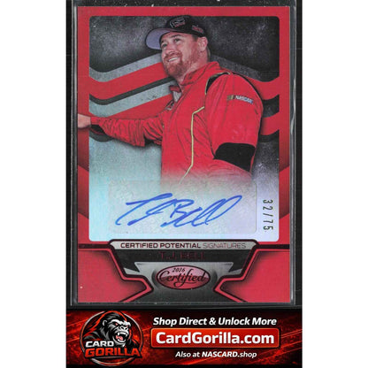 2016 Panini Certified T.J. Bell Certified Potential Signatures Mirror Red #/75