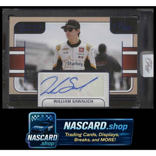 2025 Panini Turn Four William Sawalich Center Stage Signatures Blue #/49