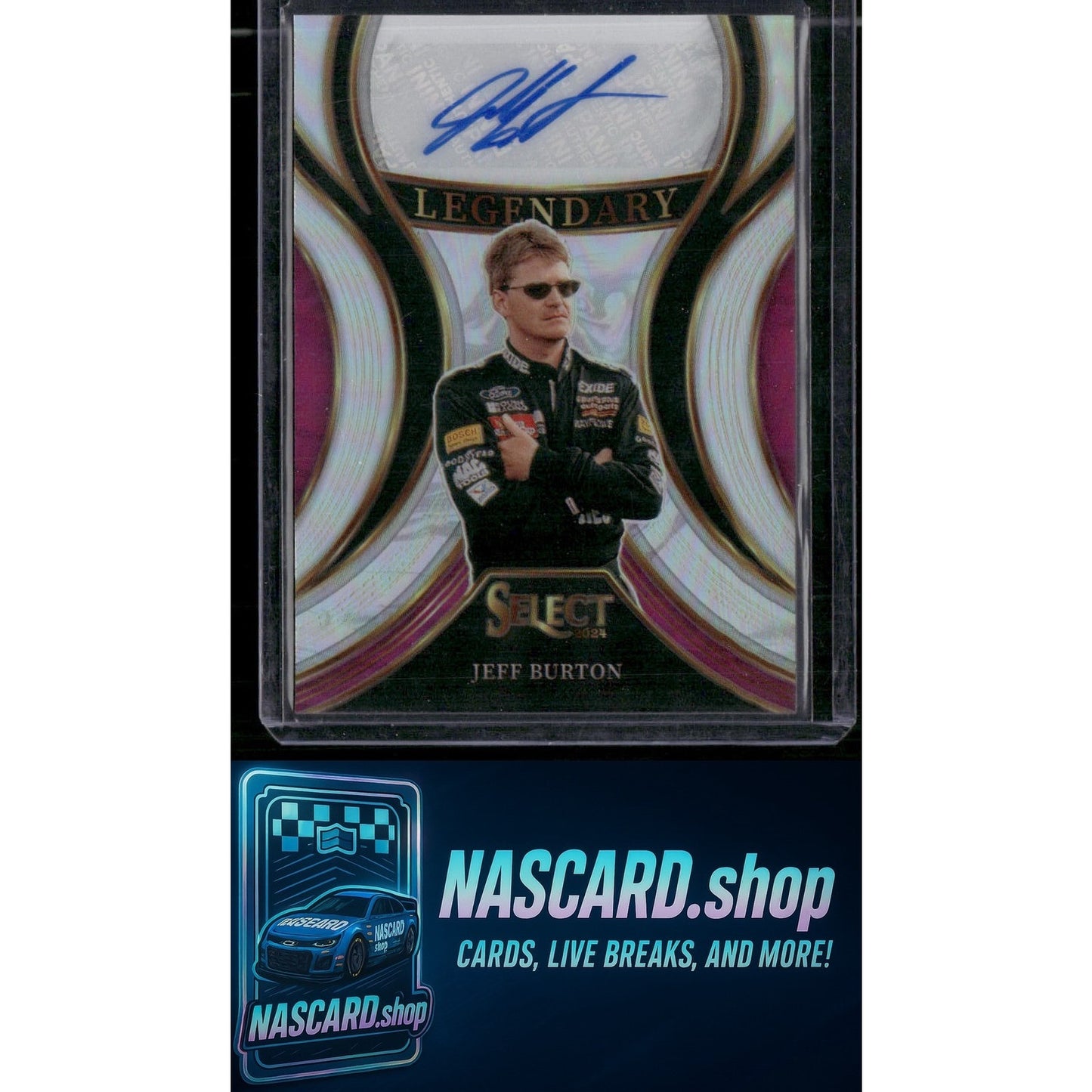 2024 Panini Select #LS-JBT Jeff Burton Legendary Signatures - NASCARD.shop