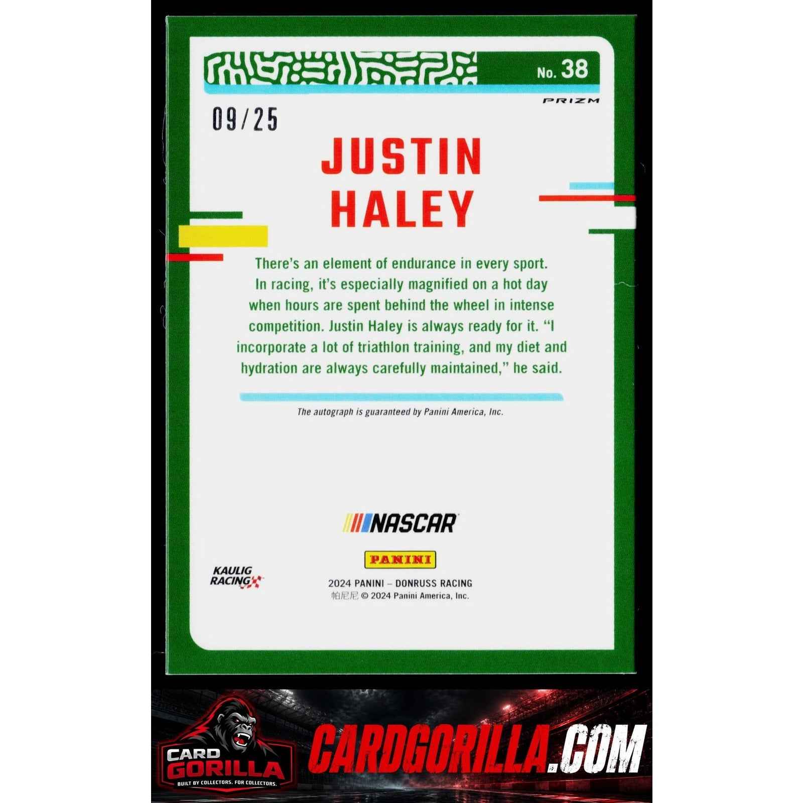 2024 Donruss #72 Riley Herbst Optic Signatures Pandora #/25