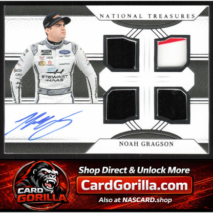 2024 Panini National Treasures #QRG-NGG Noah Gragson Quad Race Gear Graphs #/49