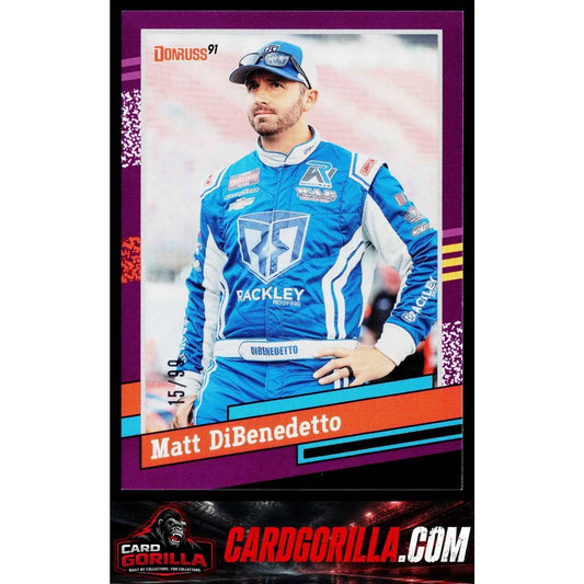 2024 Donruss #152 Matt DiBenedetto Purple #/99