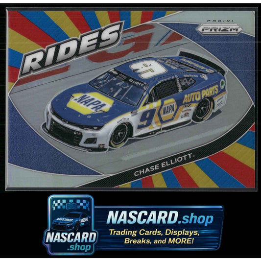 2022 Panini Prizm #61 Chase Elliott Rainbow Prizm #/24