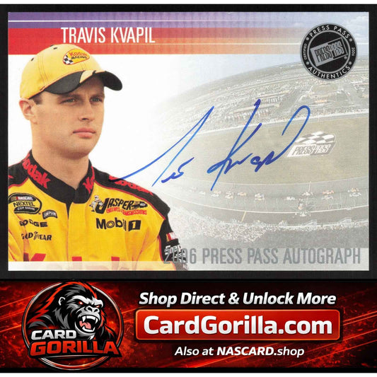 2006 Press Pass #NNO Travis Kvapil Autographs