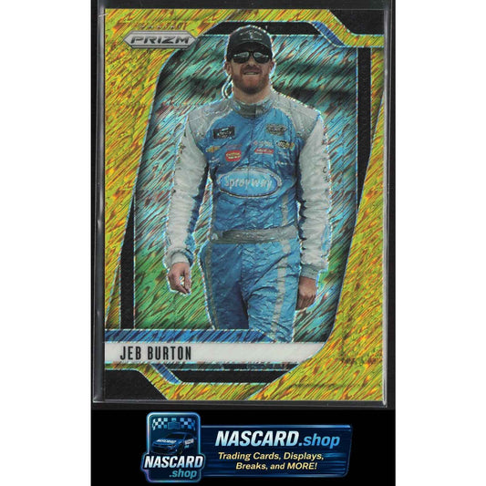 2025 Panini Prizm #18 Jeb Burton Gold Shimmer #3/3