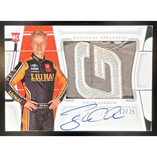 2022 Panini National Treasures Tyler Ankrum /25 Auto RC