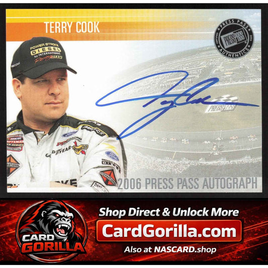 2006 Press Pass #NNO Terry Cook Autographs