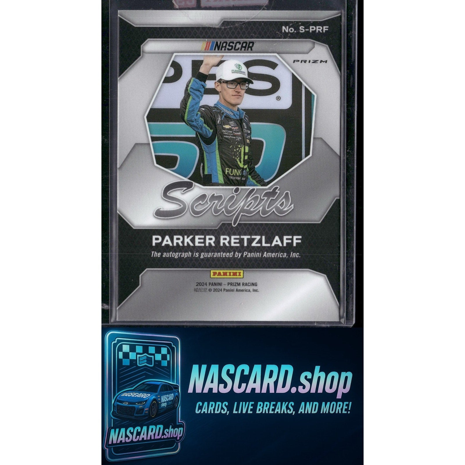 2024 Panini Prizm #S-PRF Parker Retzlaff Scripts - NASCARD.shop
