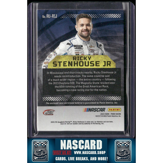 2023 Panini Prime #RU-RSJ Ricky Stenhouse Jr. Race Used Tires Holo Gold #/25 - NASCARD.shop