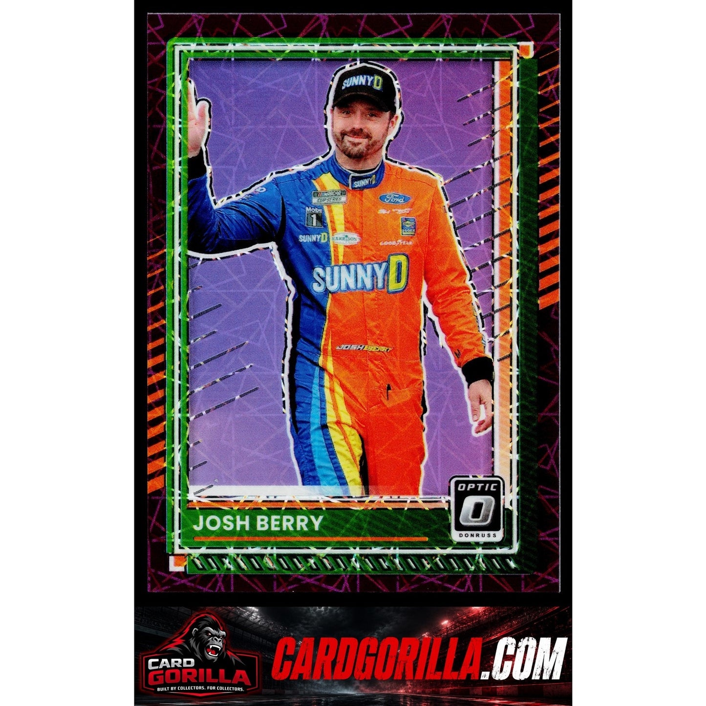 2025 Donruss #85 Josh Berry Optic Purple Velocity #/59