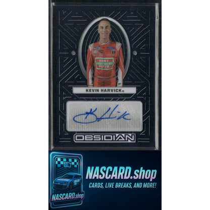 2022 Panini Chronicles #OS-KH Kevin Harvick Obsidian Signatures