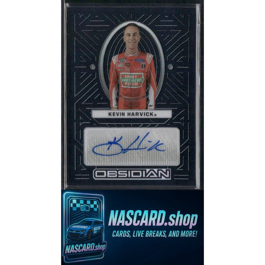 2022 Panini Chronicles #OS-KH Kevin Harvick Obsidian Signatures