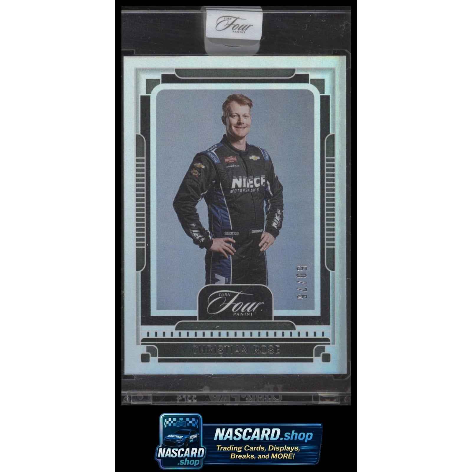 2025 Panini Turn Four #25 Christian Rose #/75