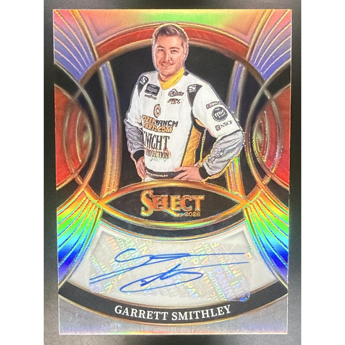 2026 Panini Select NASCAR Garrett Smithley #S-GST Signatures Auto
