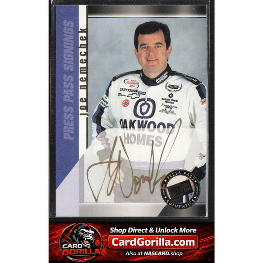 2000 Press Pass #NNO Joe Nemechek Signings Gold #/100