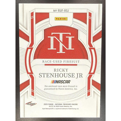 2025 Panini National Treasures Ricky Stenhouse Jr. #19 Race Used Firesuit /99