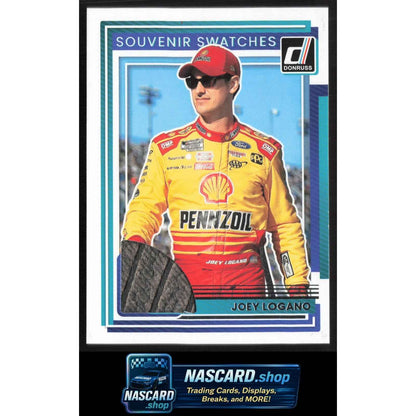 2025 Donruss #SV-JLG Joey Logano Souvenir Swatches