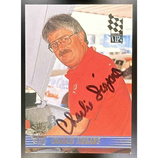 1995 Press Pass VIP Charlie Siegars #57 Auto