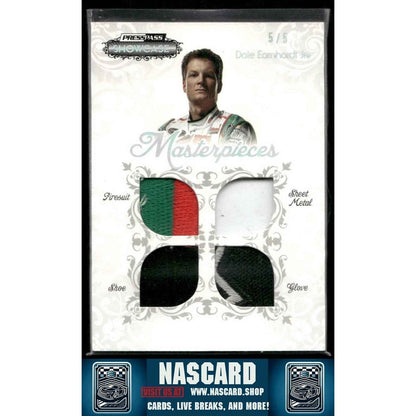 2012 Press Pass Showcase Masterpieces Memorabilia HoloFoil Dale Earnhardt Jr 5/5 - NASCARD.shop