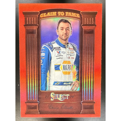 2026 Panini Select NASCAR Chase Elliott #5 Claim to Fame Red Prizms /99